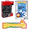 3TB Hyperspin Disk with Xbox Controller