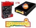 3TB Hyperspin Hard Drive EXTERNAL with Microsoft Xbox 360 Wireless Controller & Receiver